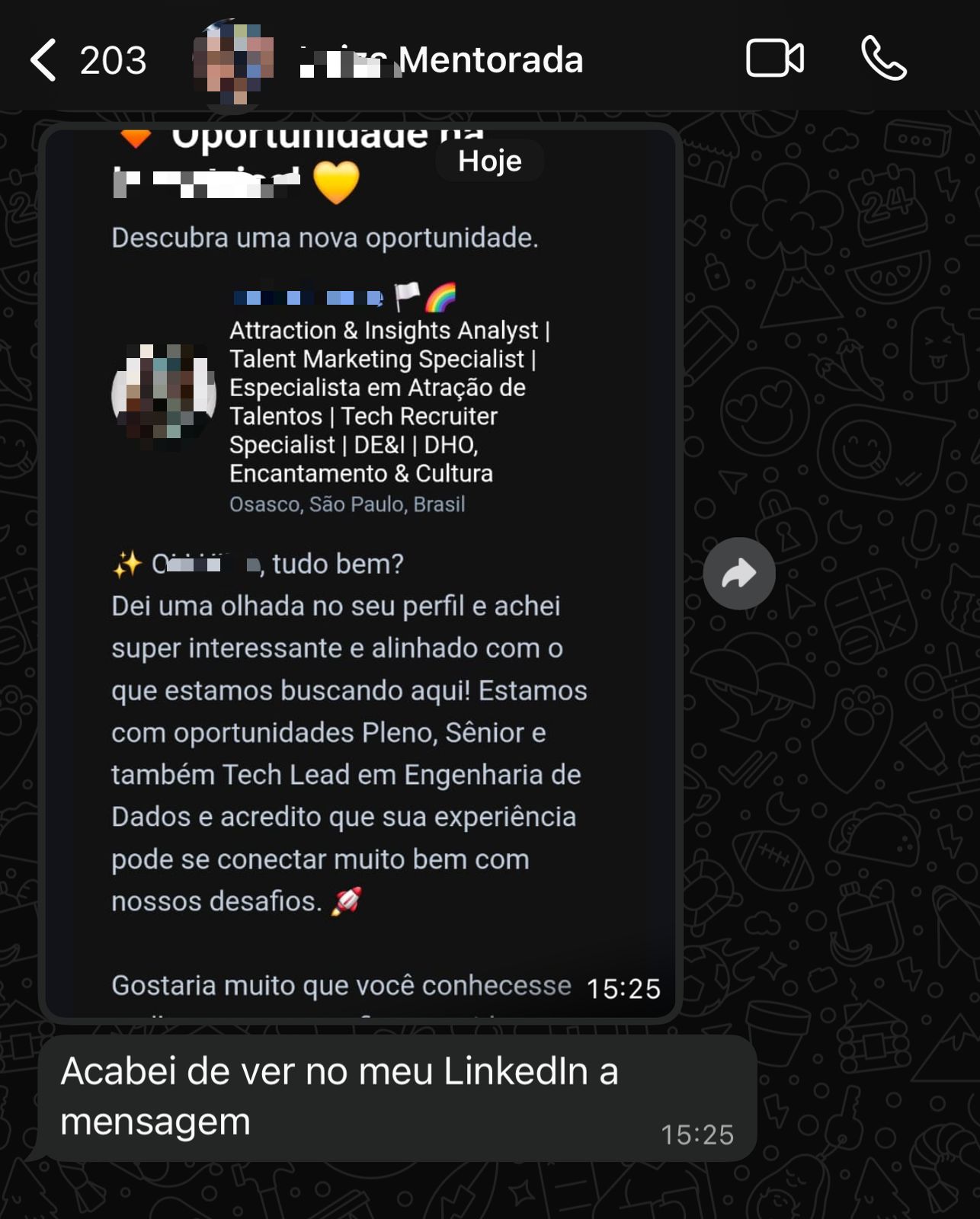 Depoimento de cliente satisfeito com o Empregadissimo