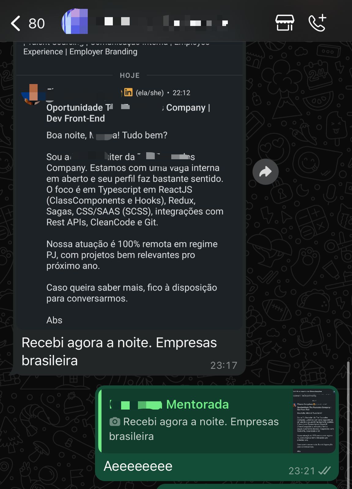 Depoimento de cliente satisfeito com o Empregadissimo