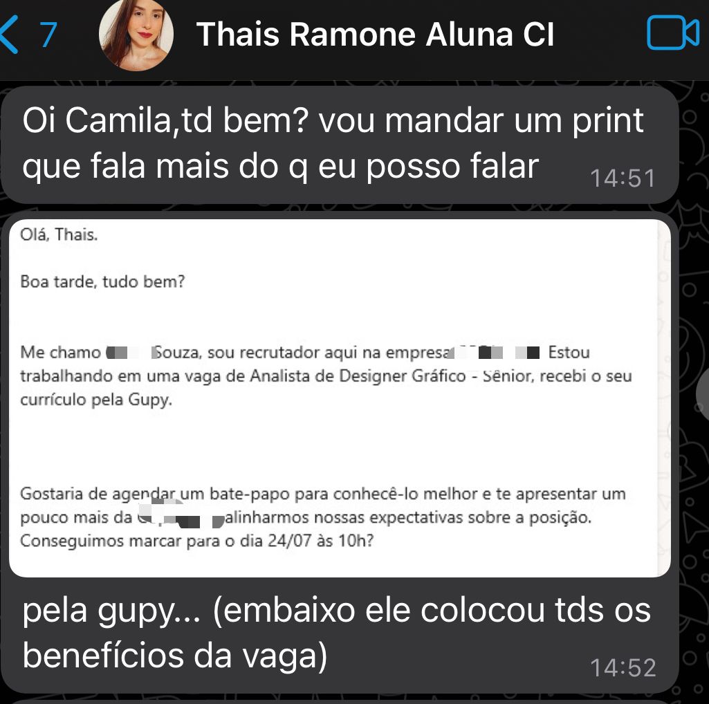 Depoimento de cliente satisfeito com o Empregadissimo