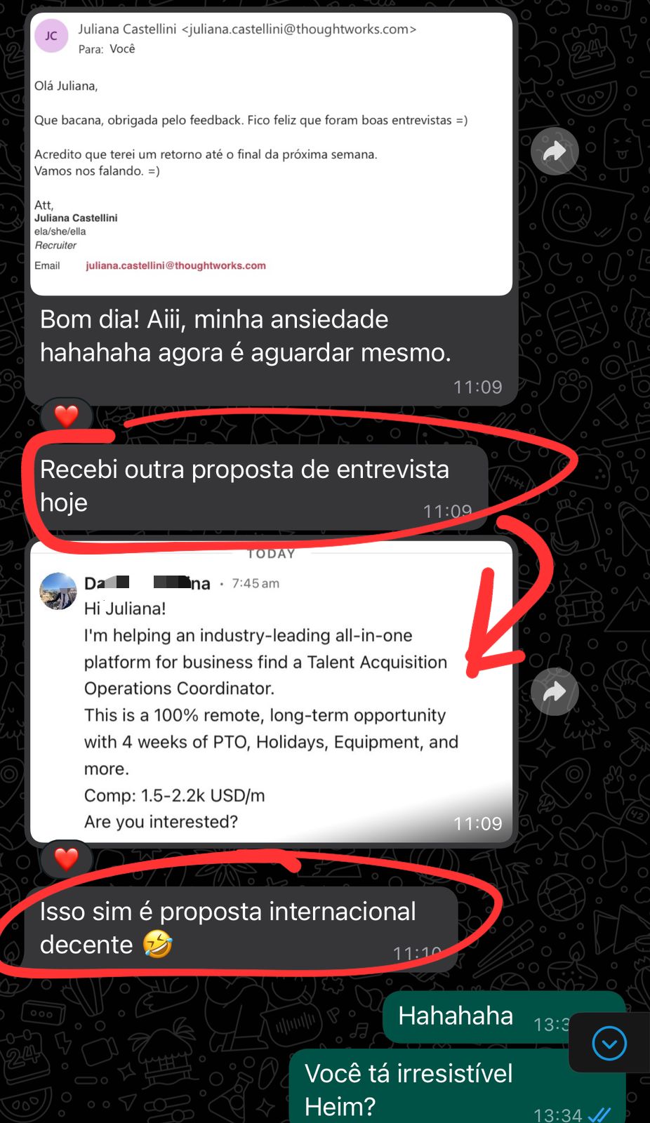 Depoimento de cliente satisfeito com o Empregadissimo