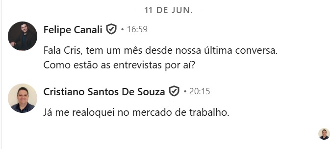 Depoimento de cliente satisfeito com o Empregadissimo