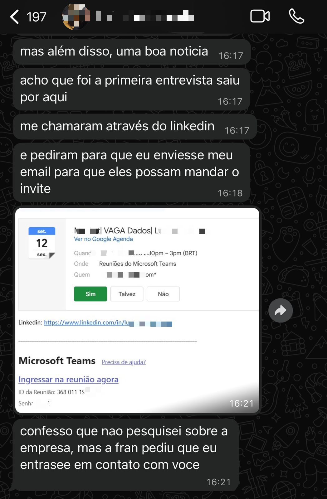 Depoimento de cliente satisfeito com o Empregadissimo